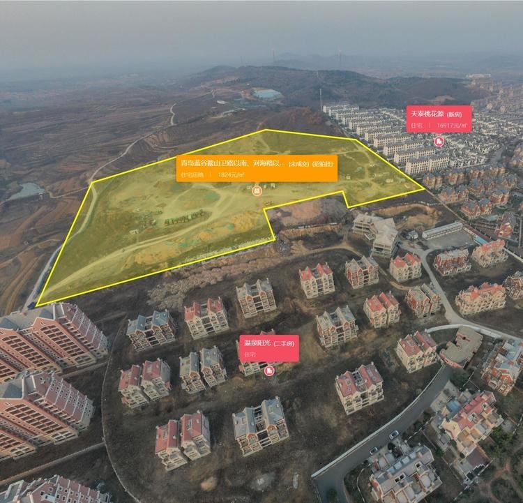 河海路东、蓝谷路西LG0102-07-A地块实景图