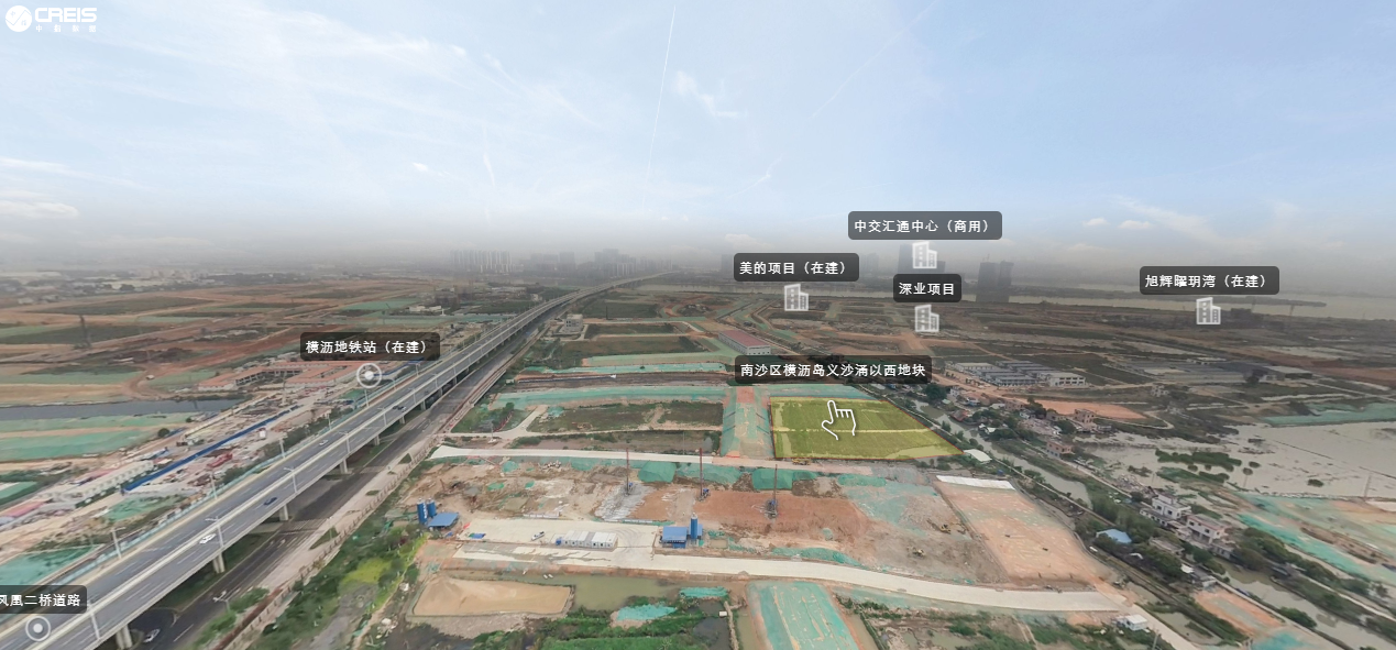 2021NJY-3南沙区横沥岛义沙涌以西地块实景图