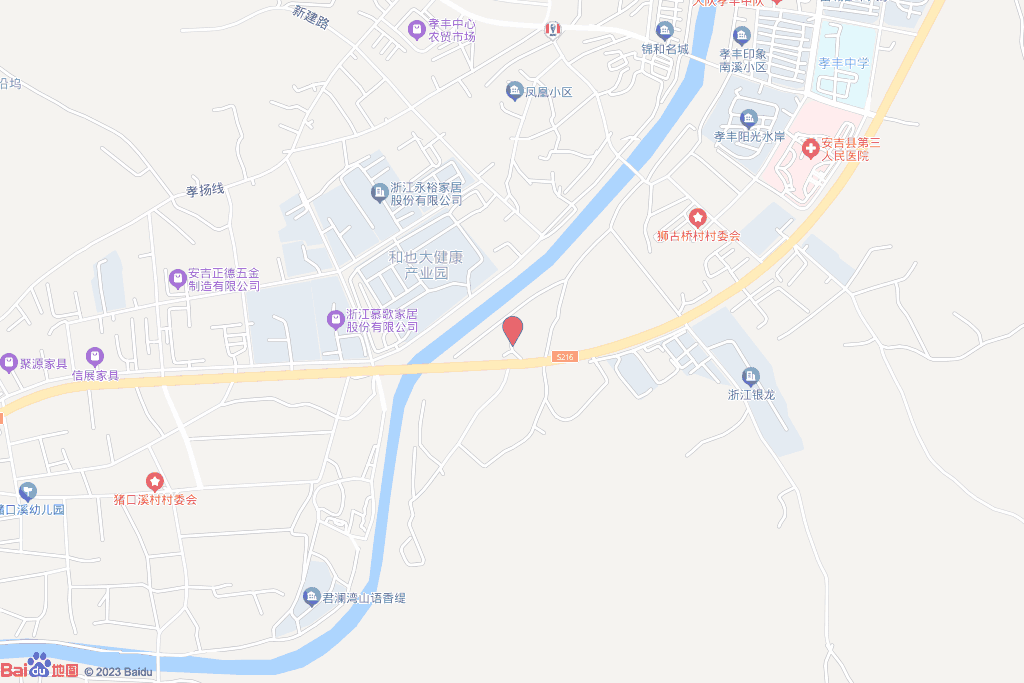 安吉县孝丰镇2024-10、11地块交通图