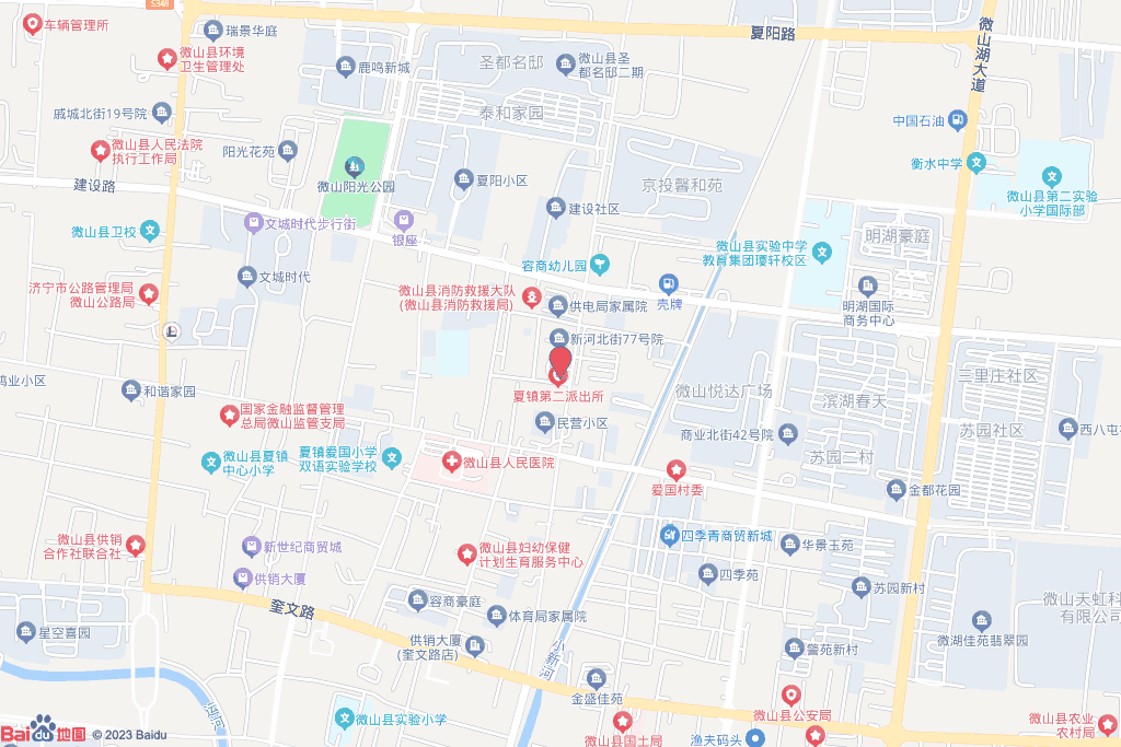 微山县2024—27号交通图