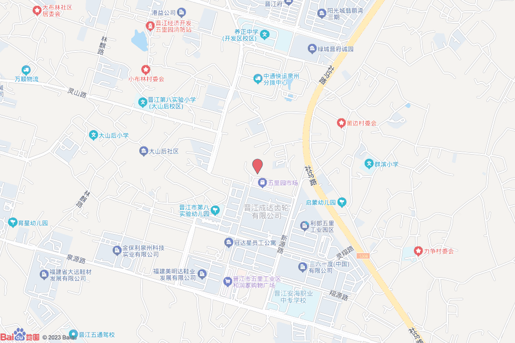 经济开发区五里园交通图