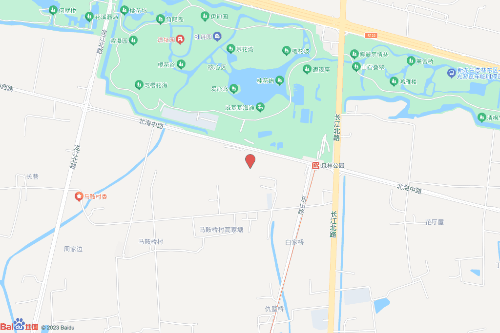 北海中路以南新龙三路两侧地块交通图