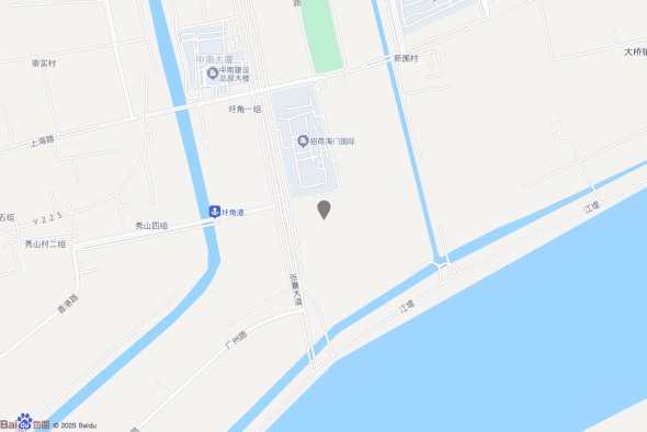 张謇大道东、香港路南侧交通图