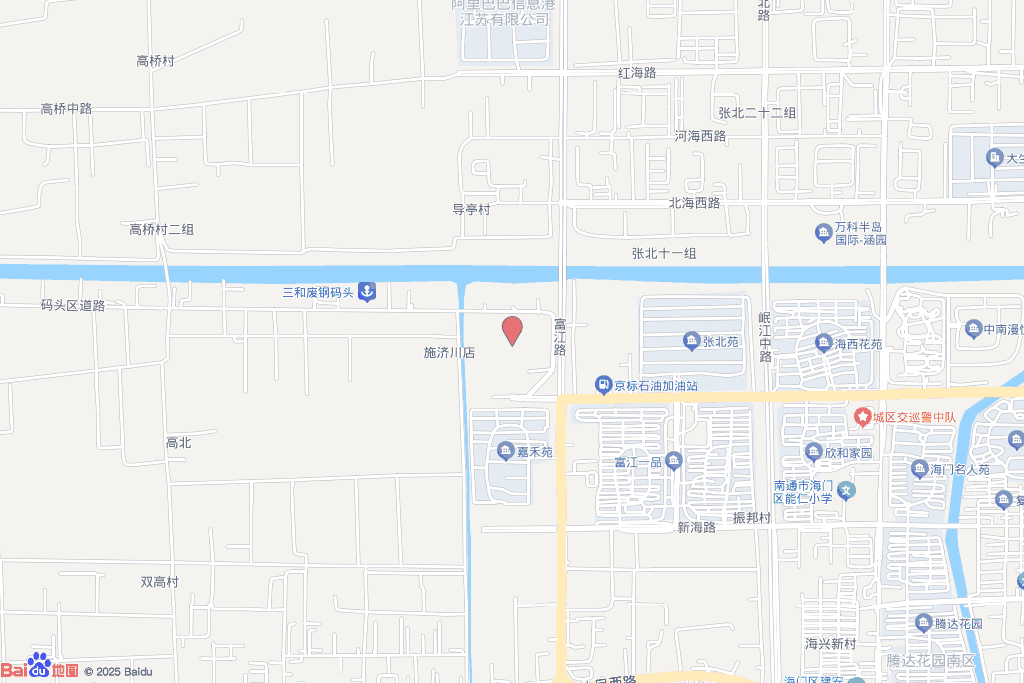 丝绸路北、富江路西侧交通图