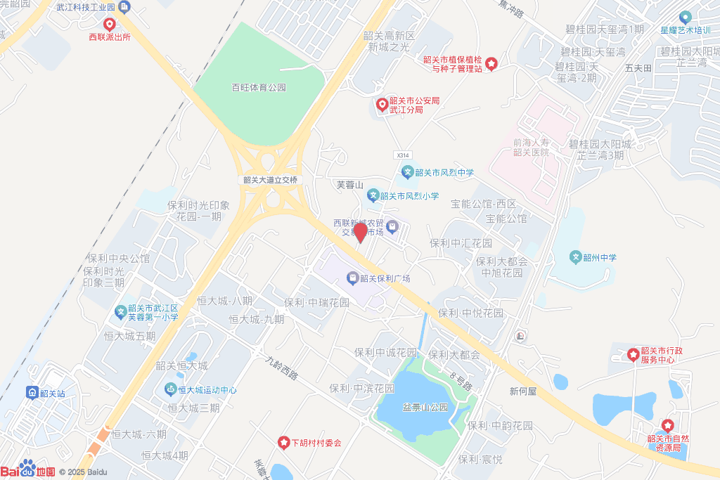 源河城交通图