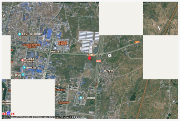 泰山路以南、长江路以西交通图