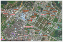 肇庆新区北岭组团，凤凰大道北侧。电子地图