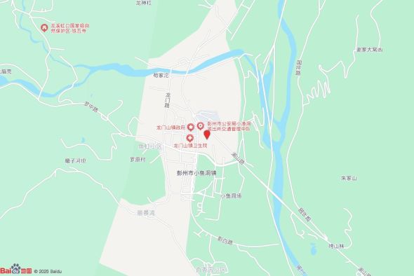 湔江云溪里交通图