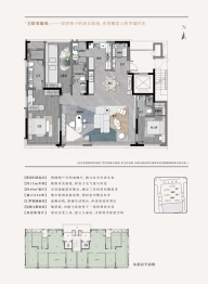 绿城·知雅棠4室2厅3卫建面139.0㎡