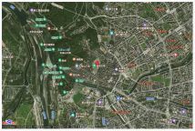 都江堰市灌口街道柳河社区电子地图
