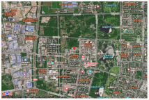 双流区西航港街道机场路社区六、七组电子地图