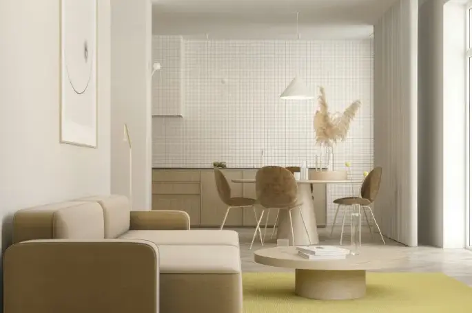 德国舒尔茨漆作品推荐75㎡极简北欧风舒适生活回归本真