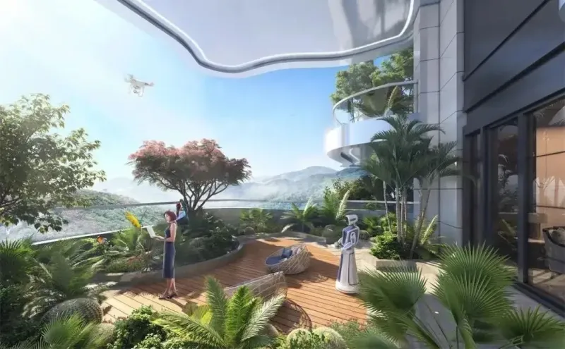 第五代建筑—空中院墅居住创新_福天古庸院子 | 君庭-张家界房天下