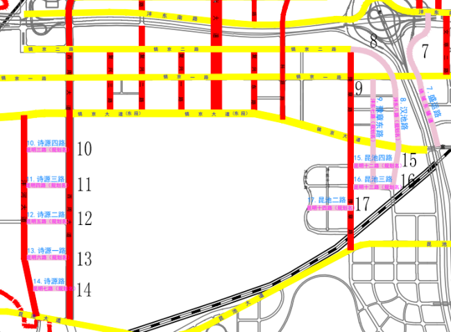 昆明沣源路最新规划图图片