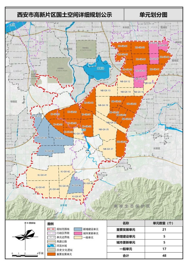 西安高新规划图最新版图片