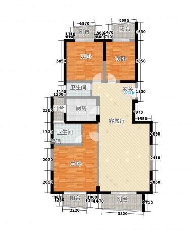 尚美雅居130平混搭风格