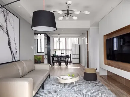 现代精装电视背景墙2021-房天下家居装修网