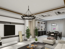 七里香堤137平方三居室温馨现代风品质装修