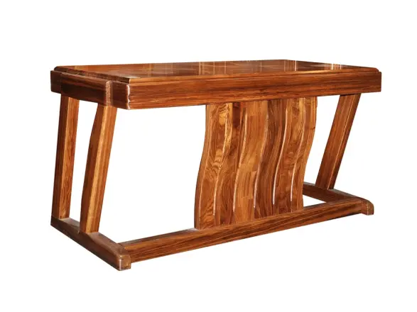 天坛家具 乌金王子 现代实木 书桌