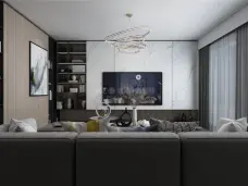 星河明居123㎡三居室现代简约风格装修效果图