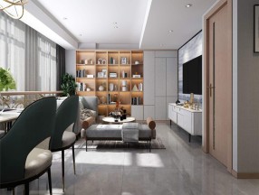60平诺德中心现代简约风公寓设计-创之鸿装饰