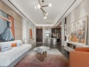 103平米三居室设计说明,8万元装修的轻奢风格有什么效果?