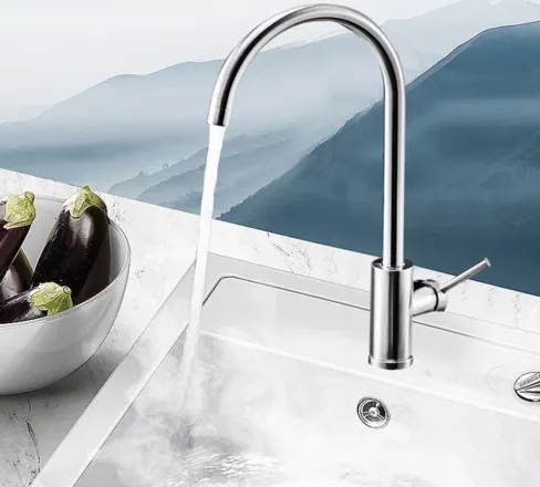 箭牌厨卫水龙头单把镀铬家用冷热龙头af4503