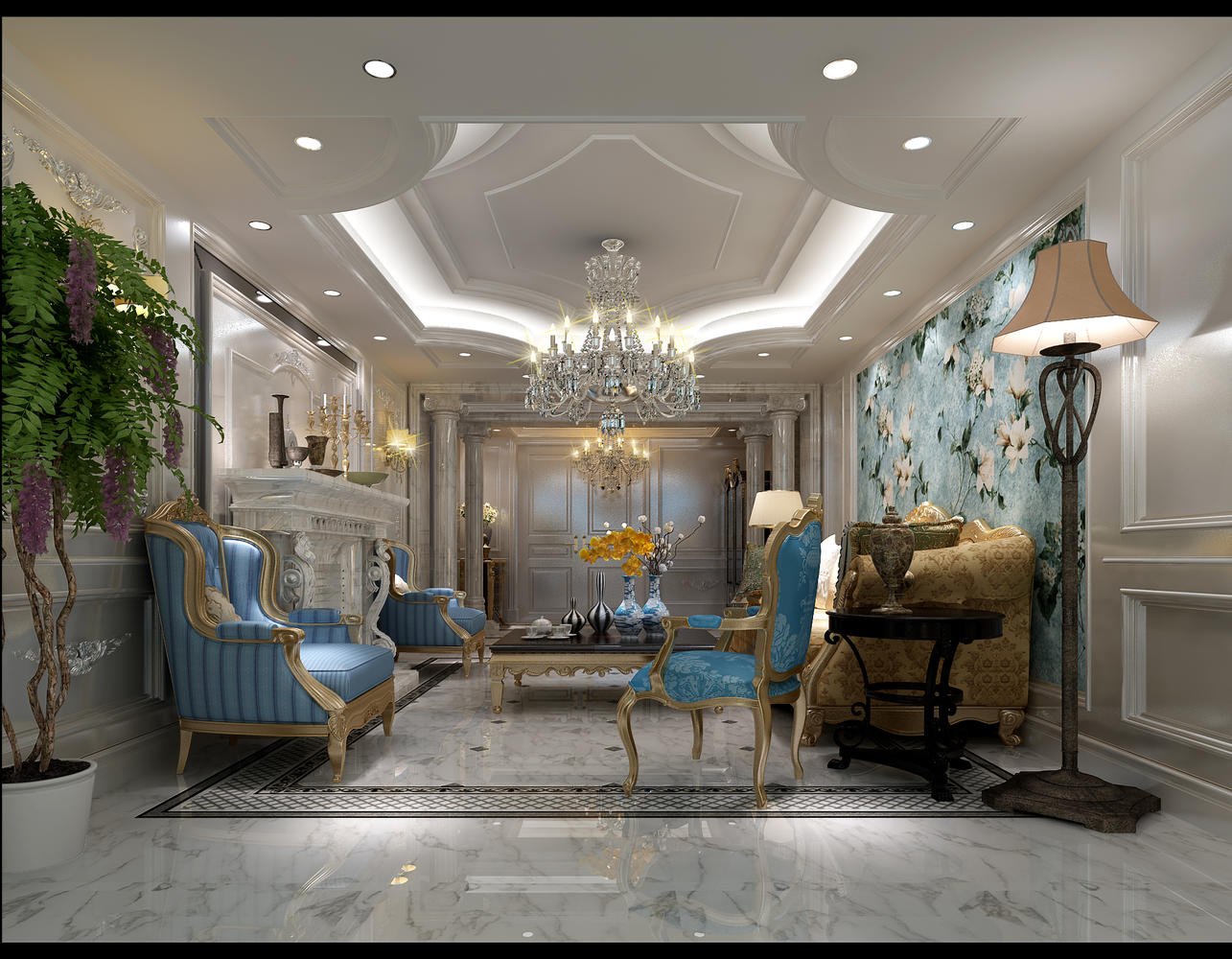 法式新古典公寓，素雅高贵的格调！