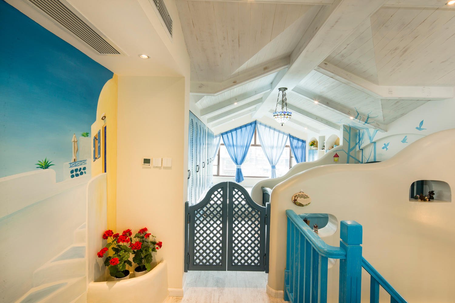 地中海风格的家，来源于蓝色情怀！