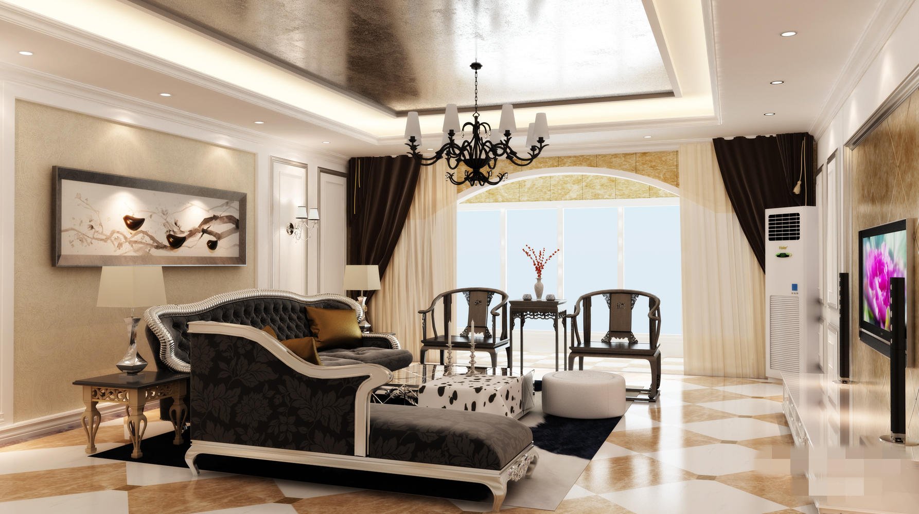 古典注入简约使用的现代设计，使得家居装饰更具灵性