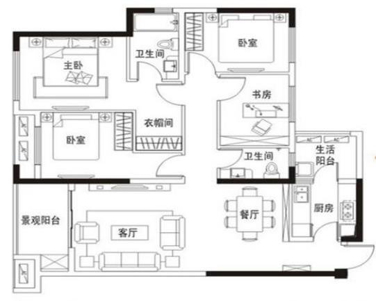 108.7平米的房这样装修好看100倍，现代风格惊艳众人！-滨江和城装修
