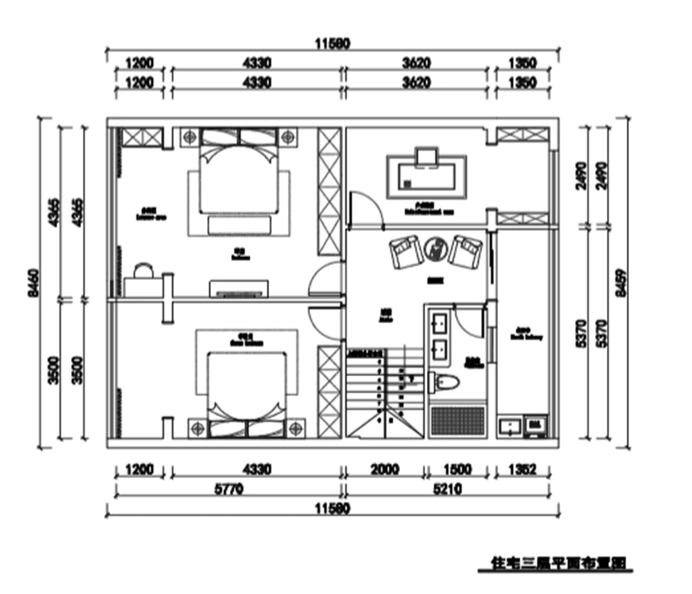 235平米五居室的美式风格案例，全包只花60万！-北辰旭辉壹号院装修