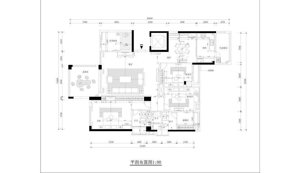 新房139平米四居室现代风格，装修只用了16万，谁看谁说划算！-大道松山湖装修