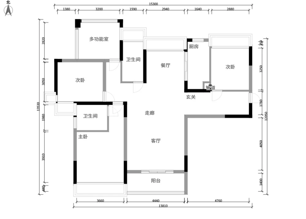 134平米的四居室装修价格是多少？全包15装修成什么效果？-越秀星汇君泊装修