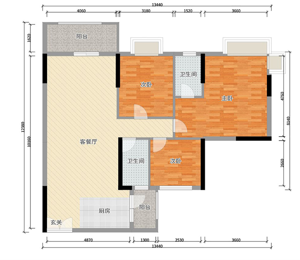 意想不到的神奇效果，116平米的三居室，现代风格只花了13万，太值了！-东江逸珑湾装修