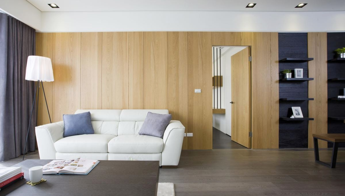 旺座城—海德堡PARK实例，98平米的三居室，质感与时尚并存的现代风装修。