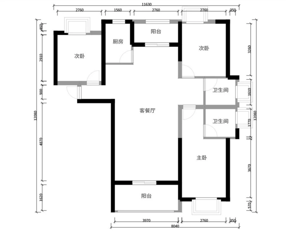 三居室的现代风怎么装修？让上田小区这套131平米的装修案例给你点灵感！