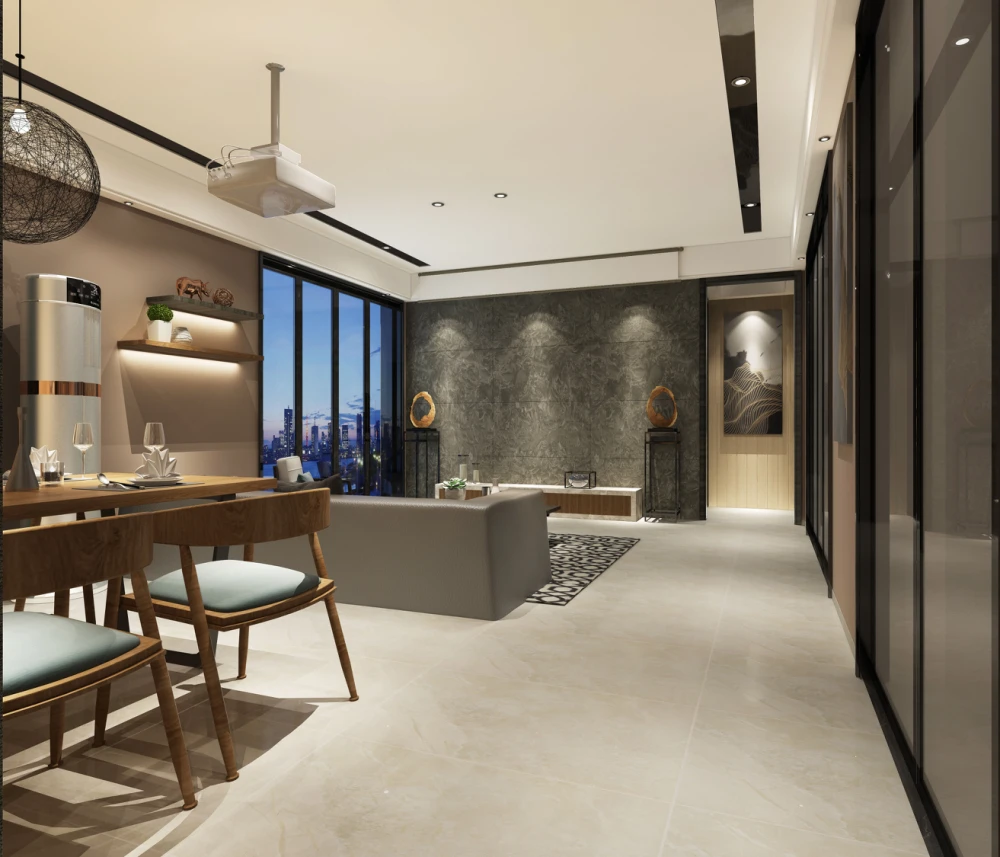 12万装修出128平米三居室现代风格看过的人都点赞芳草园装修