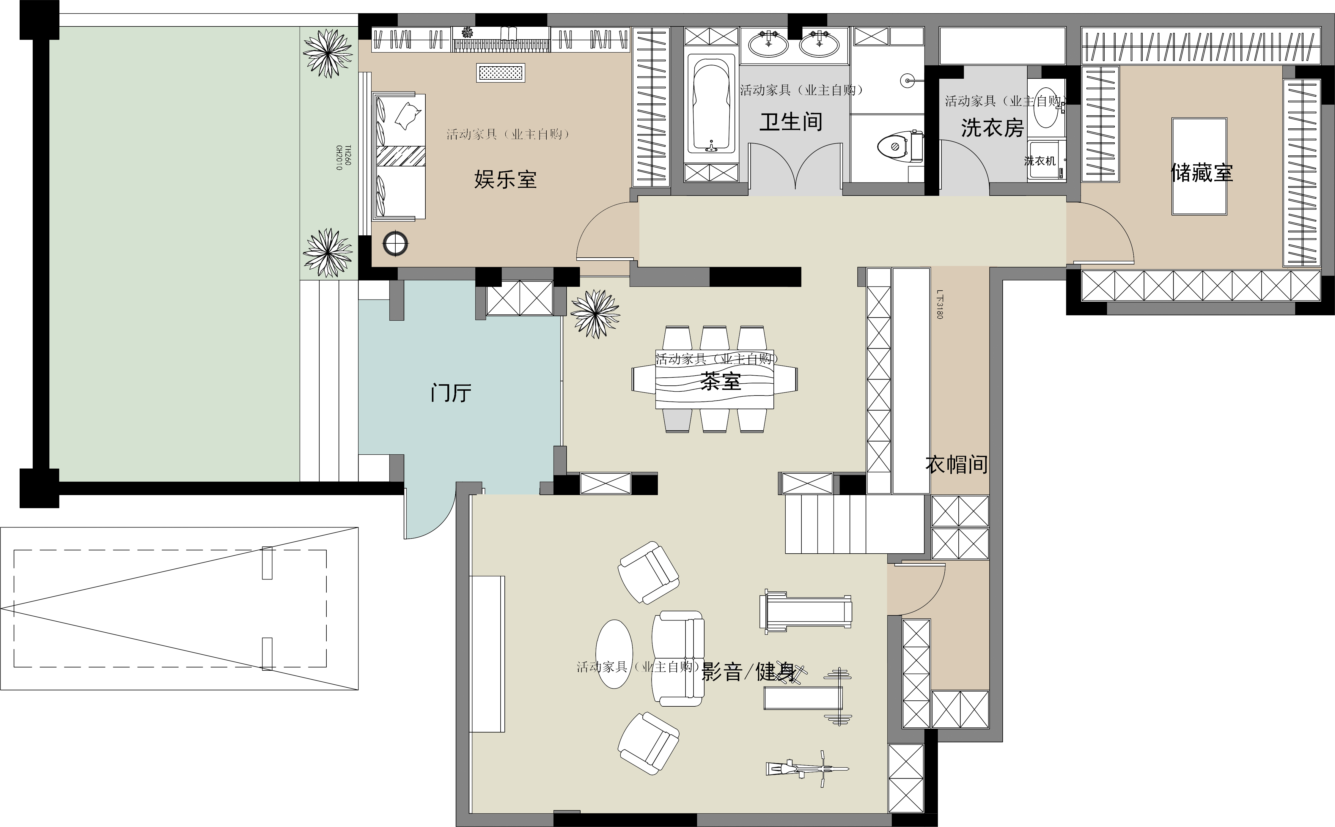 邻居家266平米的四居室，仅仅用了53万元，就完成了全包装修，如此划算！-复地温莎堡别墅装修