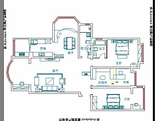 观江首府使用140㎡3室2厅2卫1厨现代风格