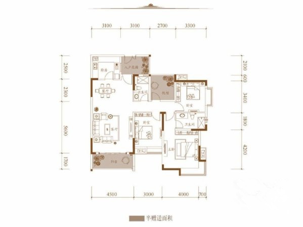 119.68平米的三居室，运用中式的装修风格效果是怎样的？-春风与湖装修