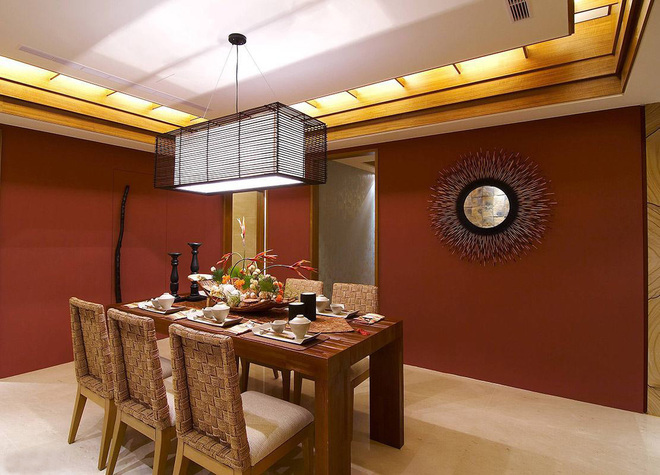 112平米三居室设计说明，8万元装修的东南亚风格有什么效果？-香林郡装修