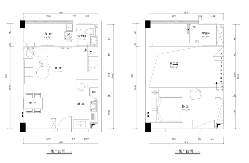 中旭·理想180 36平 北欧风格