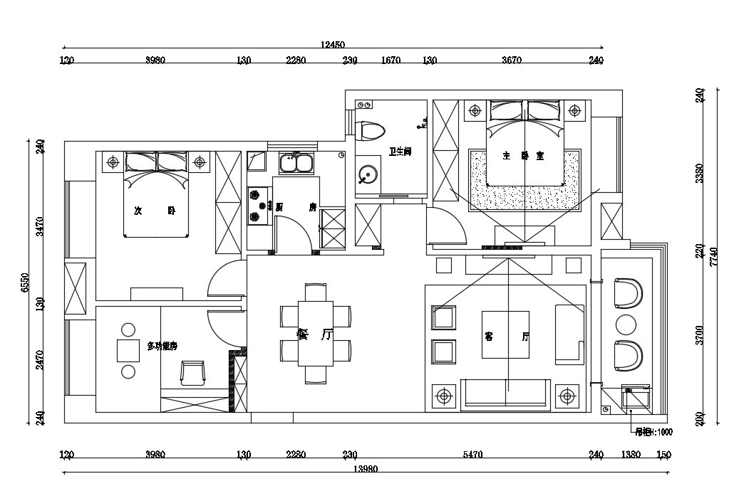 83平米的三居室，采用中式风格装修的效果如何呢？-思源溪谷装修