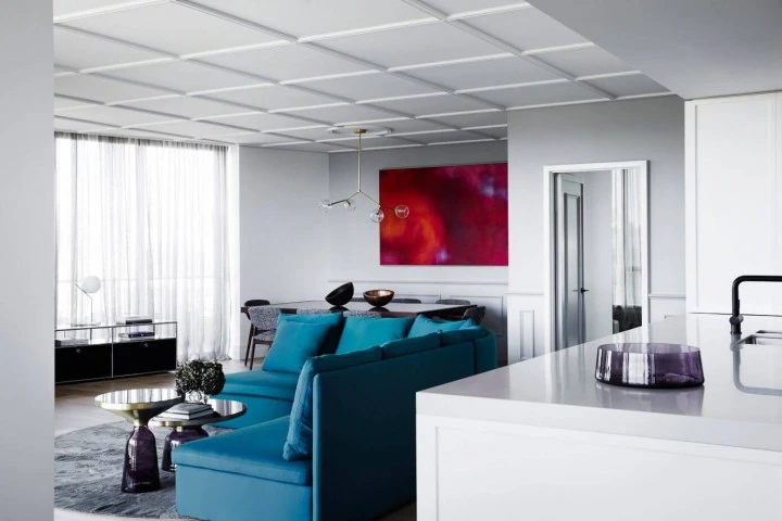 93平米的三居室装修案例欣赏，将现代风融入到现代生活当中。-洺悦府装修