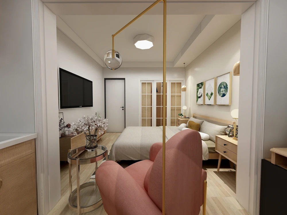 小复式简约北欧风88平~全包7.