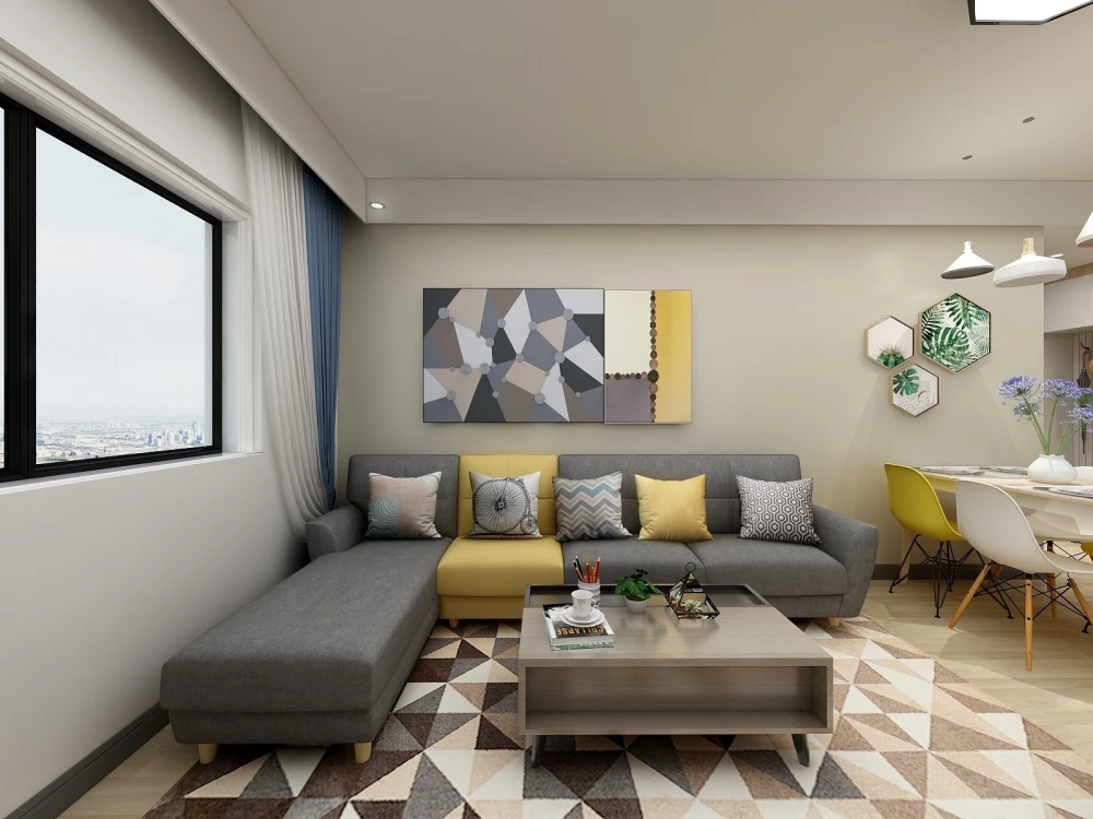 小复式简约北欧风88平~全包7.