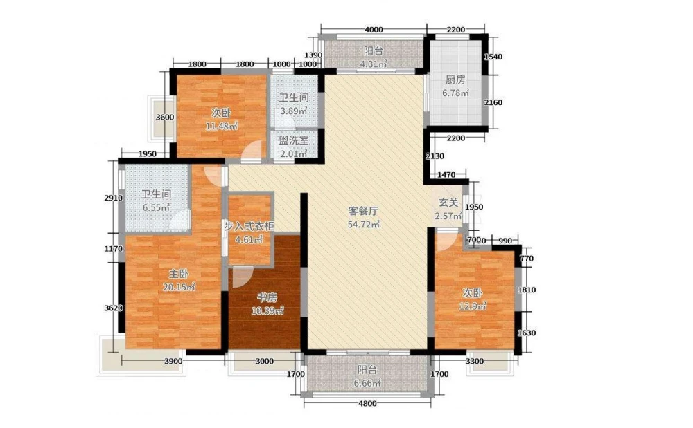 163.05平米的三居室，运用简约的装修风格效果是怎样的？-中国铁建国际城装修