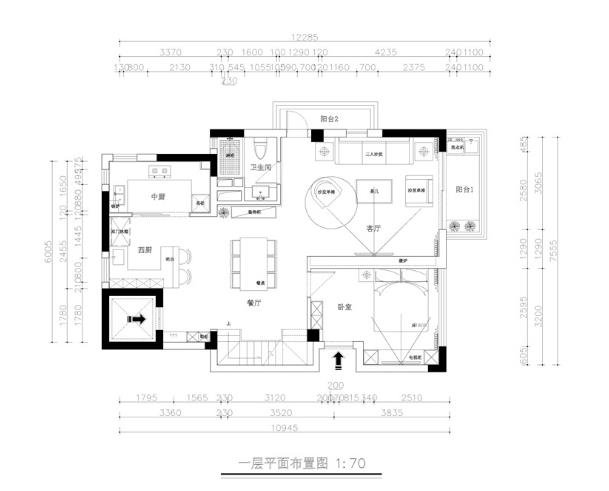 青马作品▏绿地城200平米现代风格装修效果图