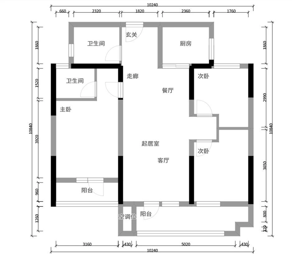 108平中式三居 清雅新式装修设计